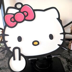 Hello‎ Kitty Snarky Window Decal